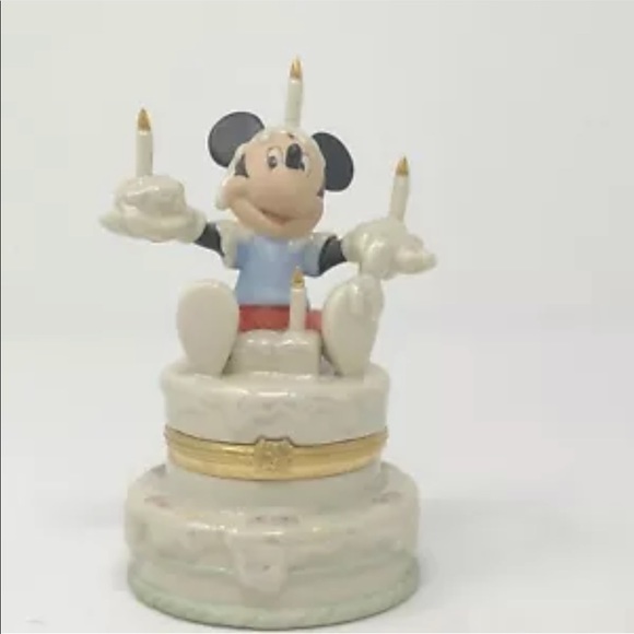 Lenox Mickey's Birthday Surprise Treasure Box - Picture 1 of 9